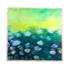 Silk scarf "Field Rhapsody"