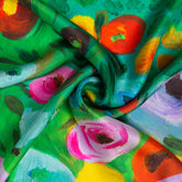 Silk Scarf "Secret Garden"