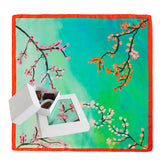 Gift box Silk scarf and chocolate