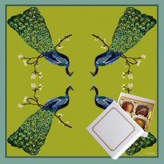 Gift box Silk scarf and chocolate