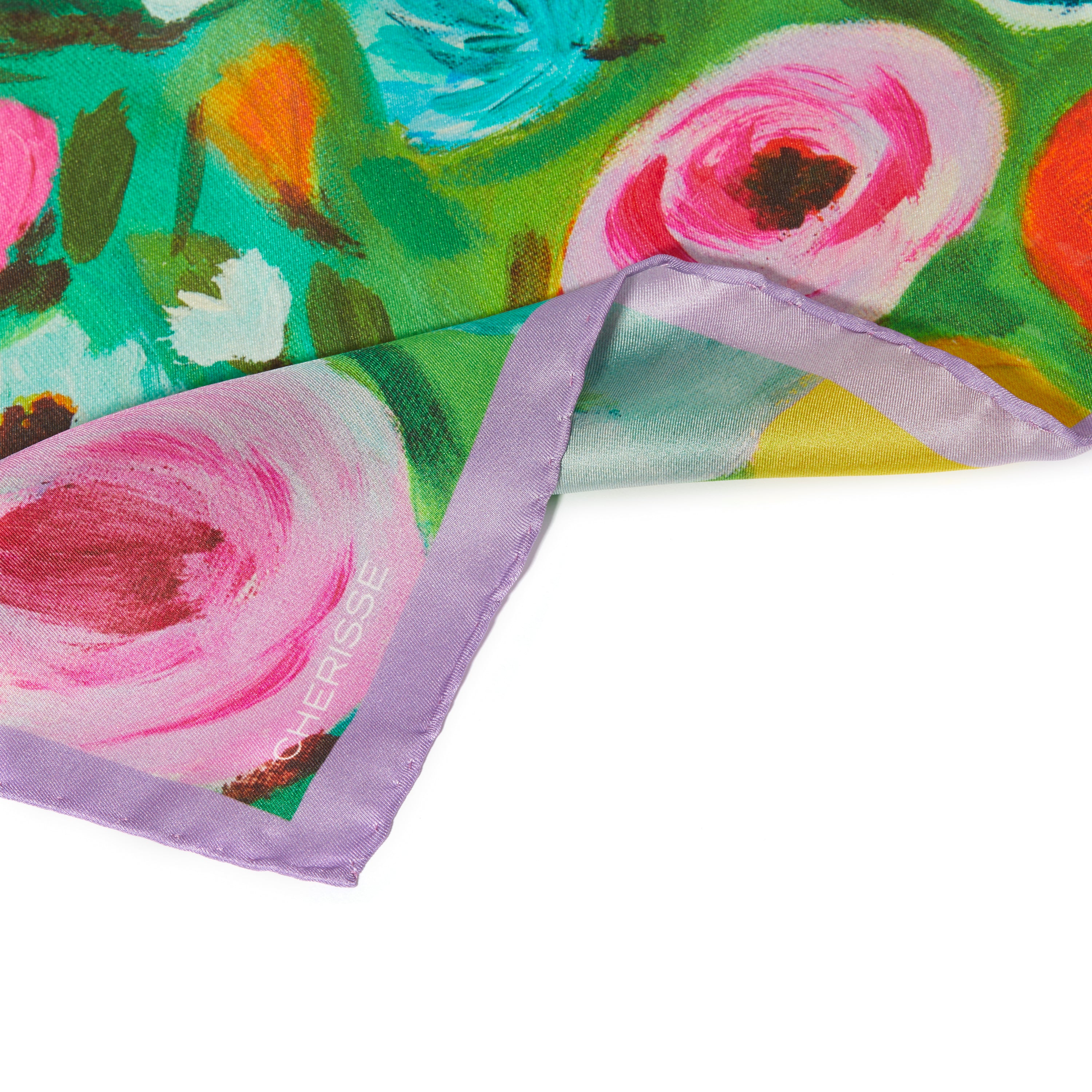 Silk Scarf "Secret Garden"