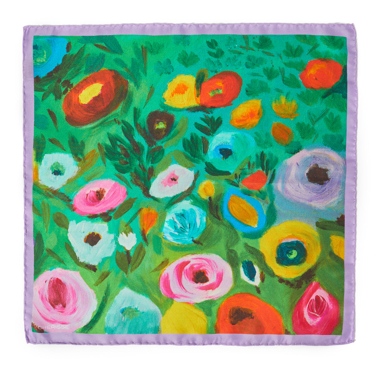 Silk Scarf "Secret Garden"