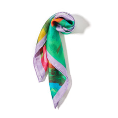 Silk Scarf "Secret Garden"