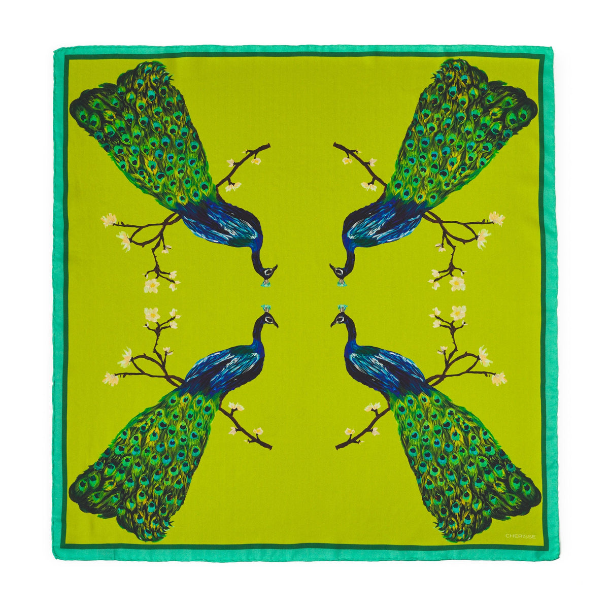 Silk scarf "Royal Crown"